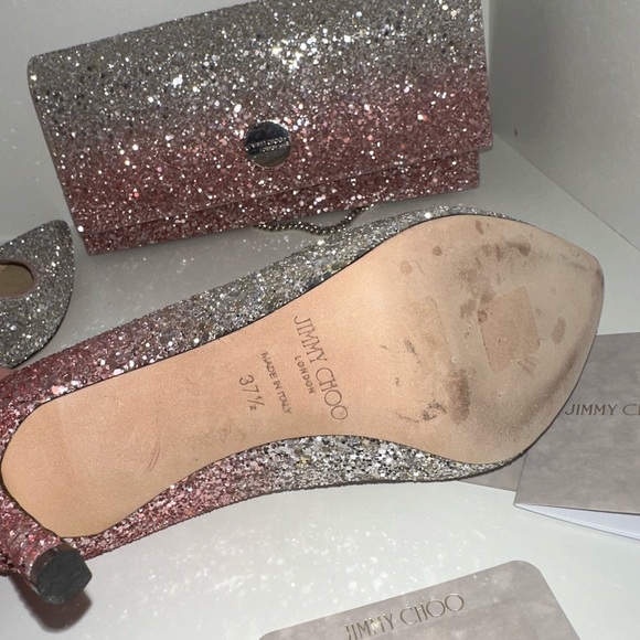 Jimmy choo romy 100 flamingo / platinum - Picture 4 of 4